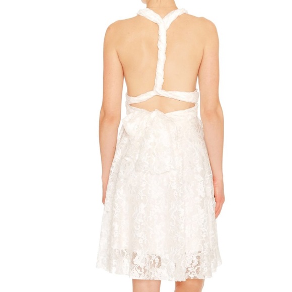 TwoBirds Bridesmaids Lace Mini Dress, Size A - Picture 3 of 3